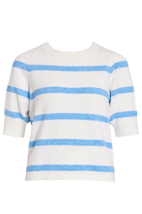Vila viril 2/4 sleeve o-neck stripe knit